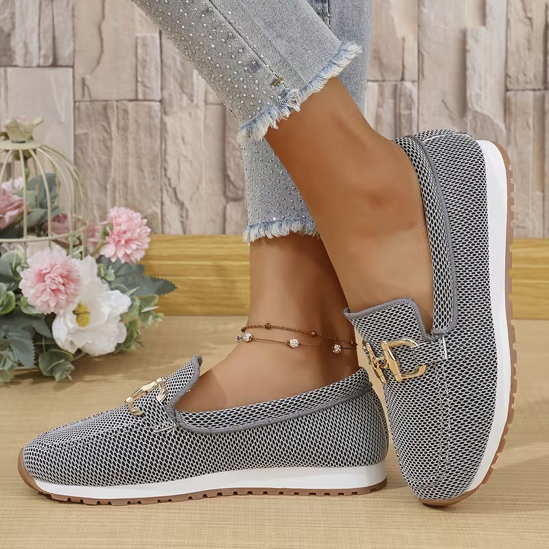 Mocassino Sneaker Oro Suola Morbida