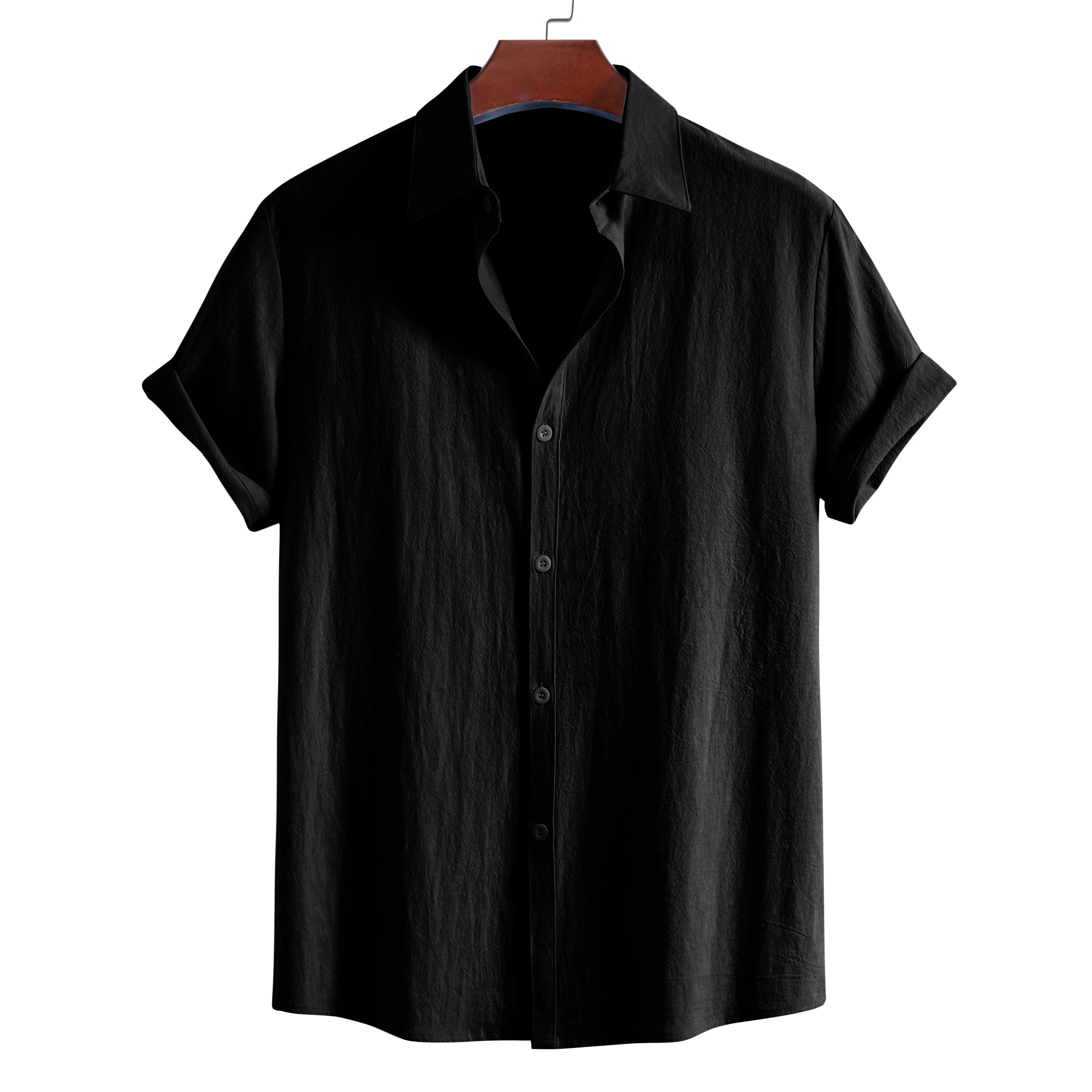 Camicia Uomo Colorata Manica Corta Estiva