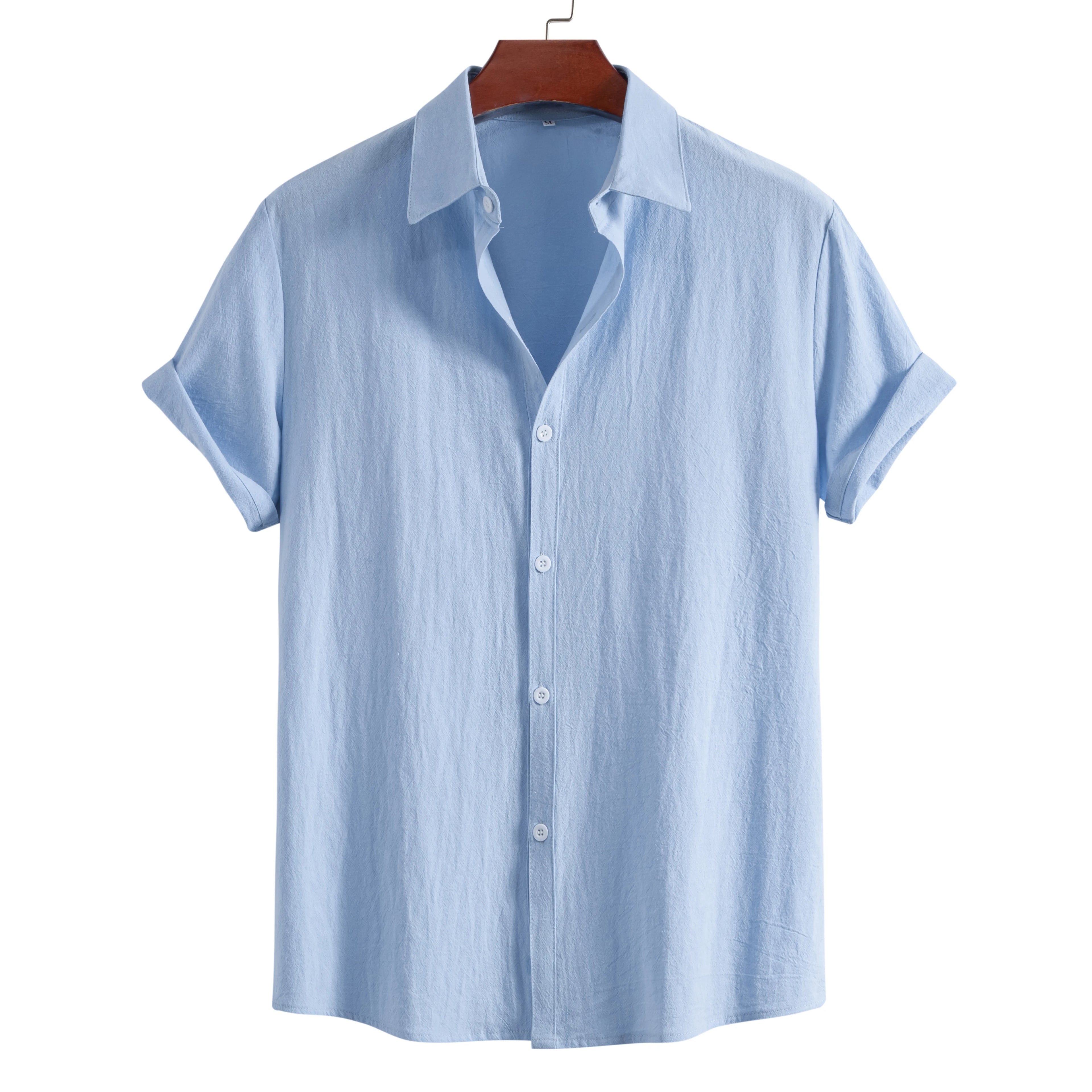 Camicia Uomo Colorata Manica Corta Estiva