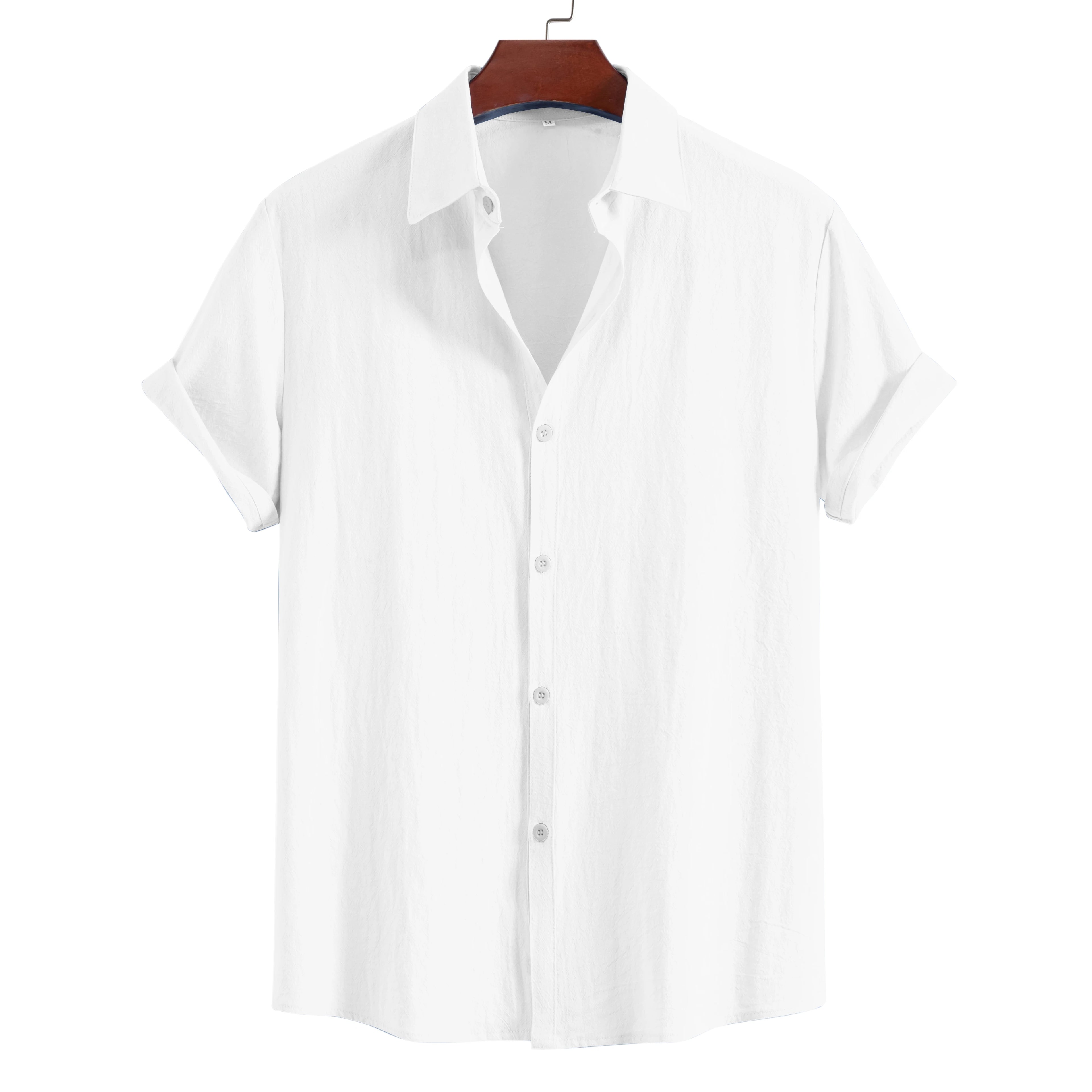 Camicia Uomo Colorata Manica Corta Estiva