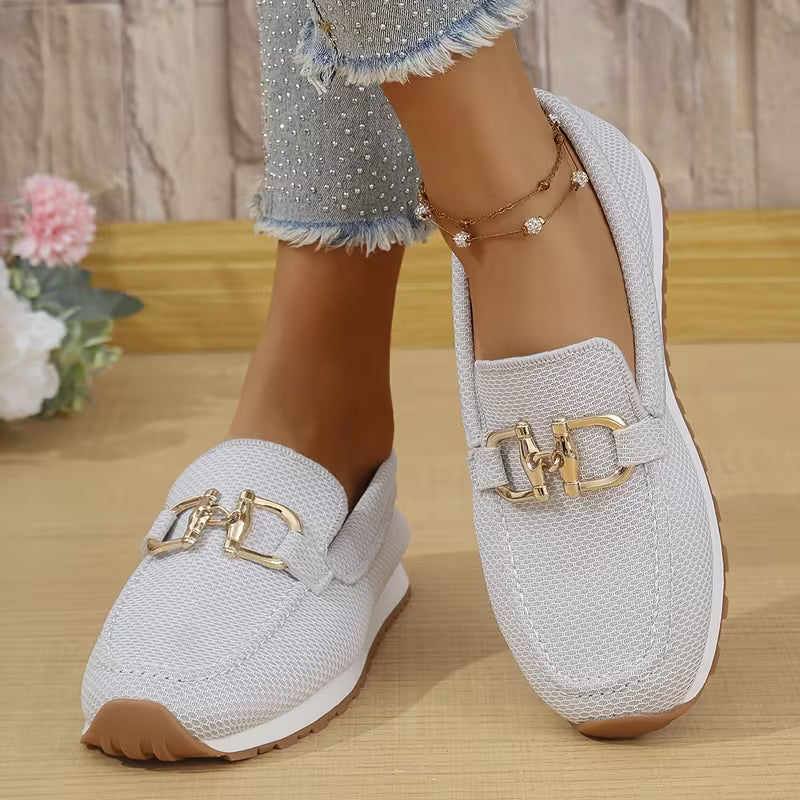 Mocassino Sneaker Oro Suola Morbida